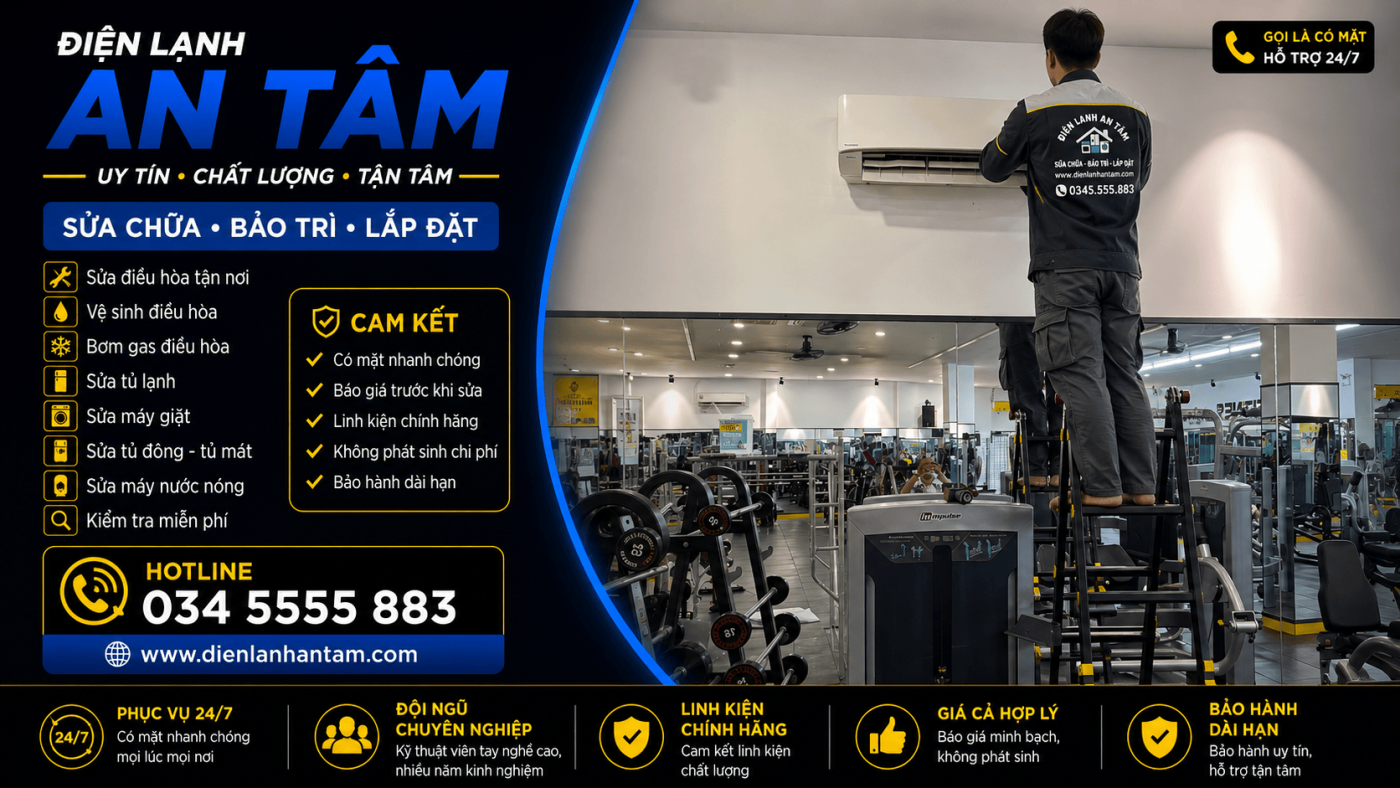 sửa điện lạnh quận Ô Môn