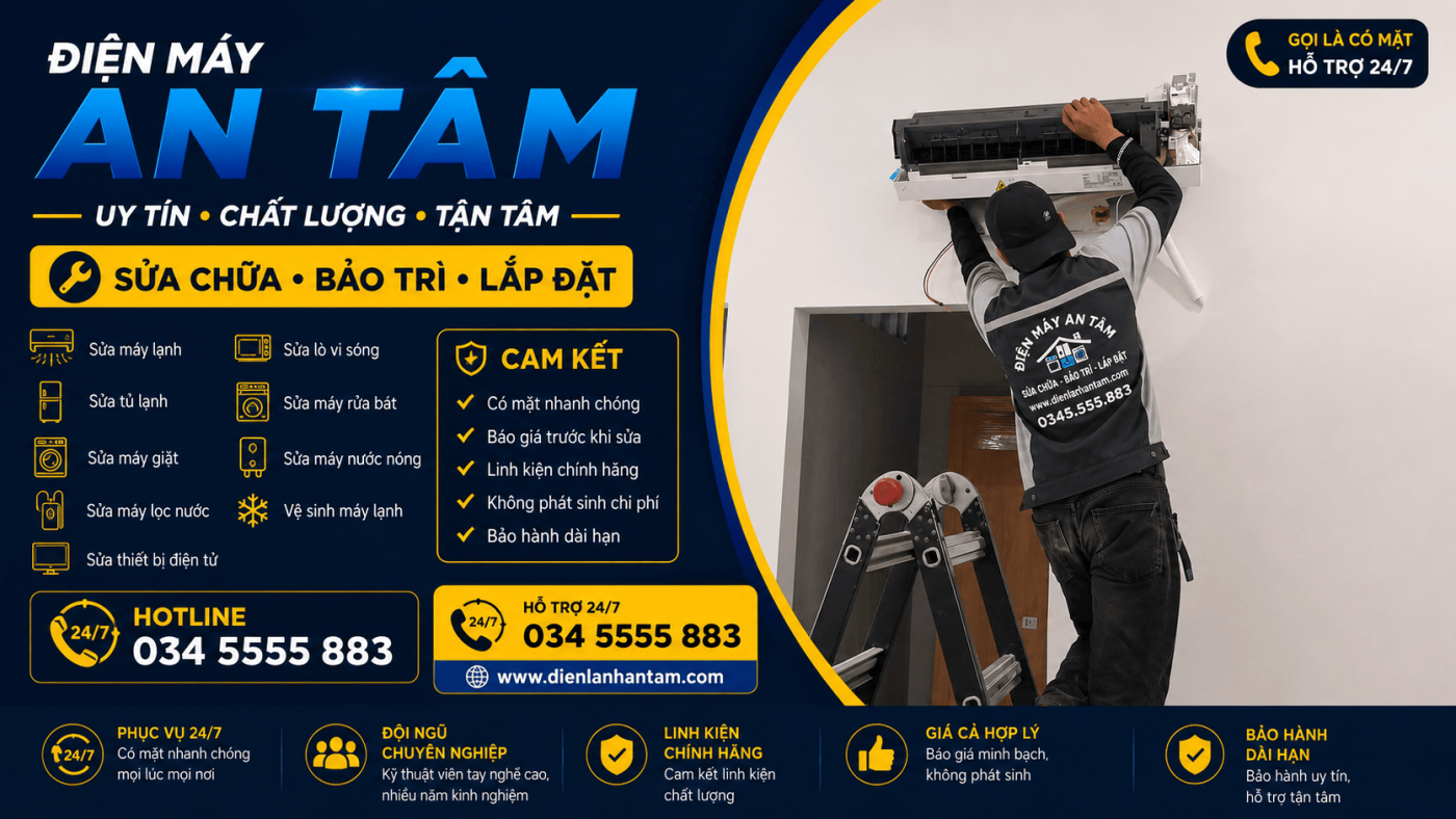 sửa điện lạnh Cẩm Lệ