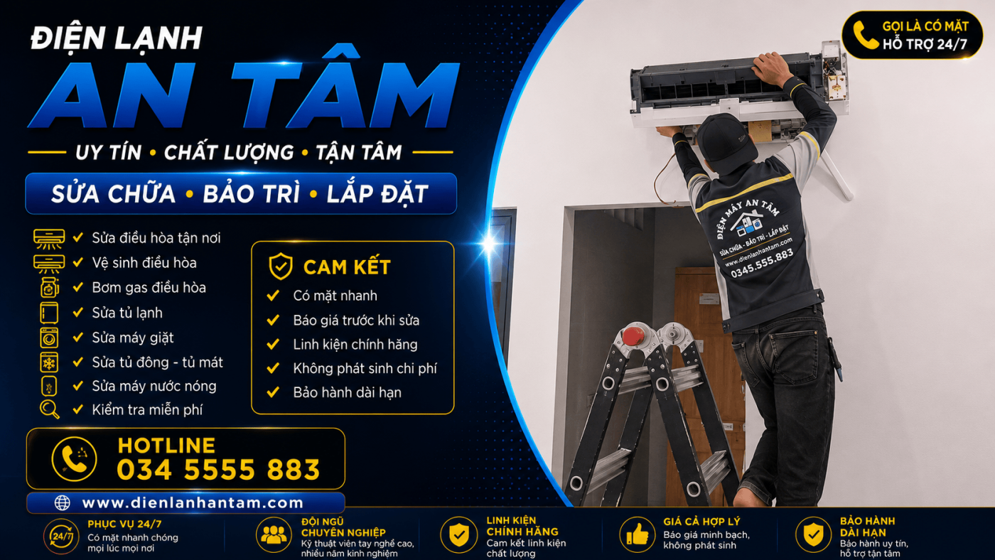 sửa điện lạnh quận Cẩm Lệ