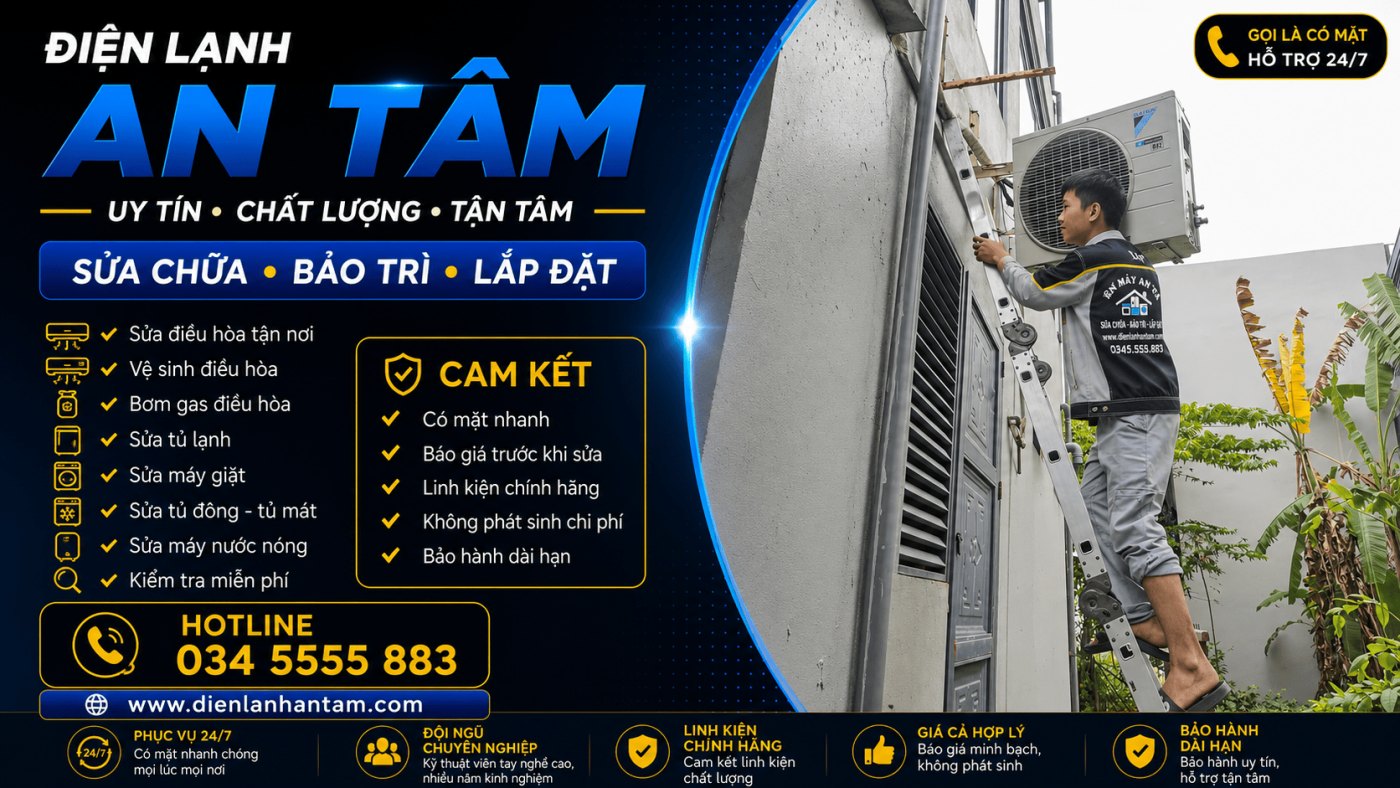 Dịch vụ sửa điện lạnh tại Ứng Hòa

