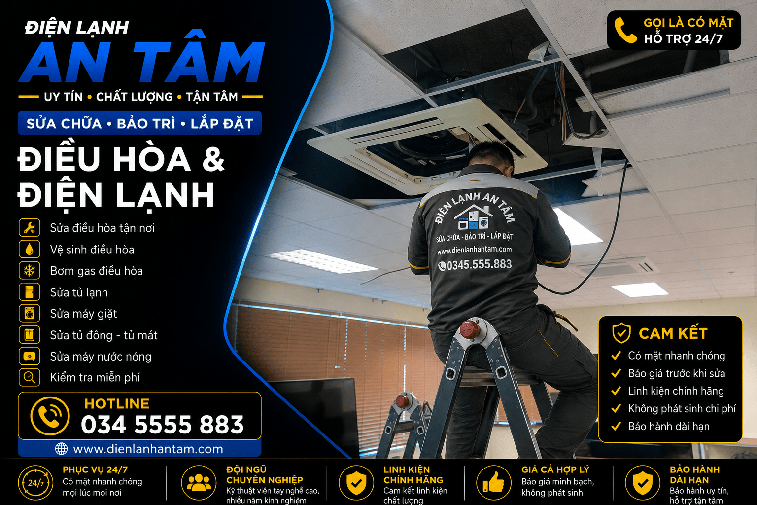 sửa điện lạnh tại Bình Thủy