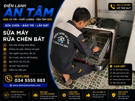 sửa máy rửa chén Bà Rịa Vũng Tàu