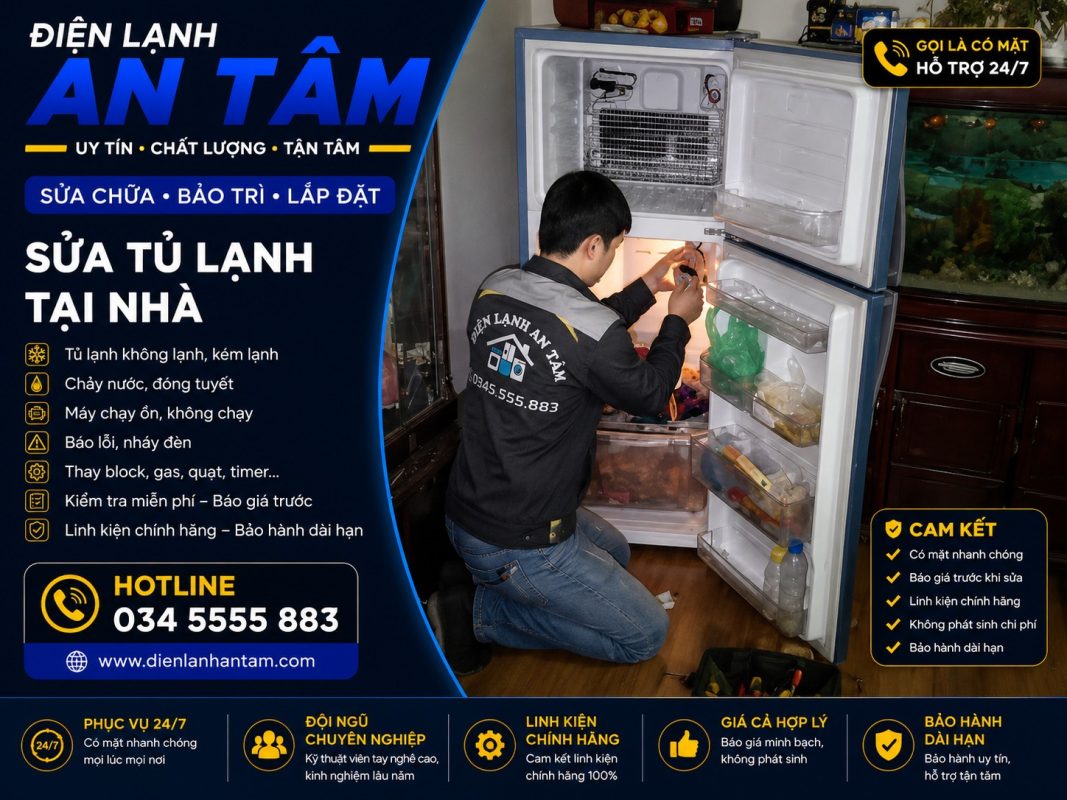 sửa tủ lạnh tại nhà