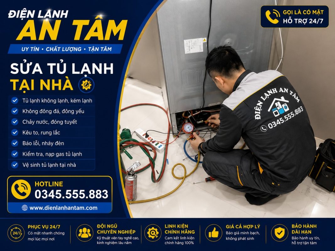 Dịch vụ sửa tủ lạnh tại nhà
