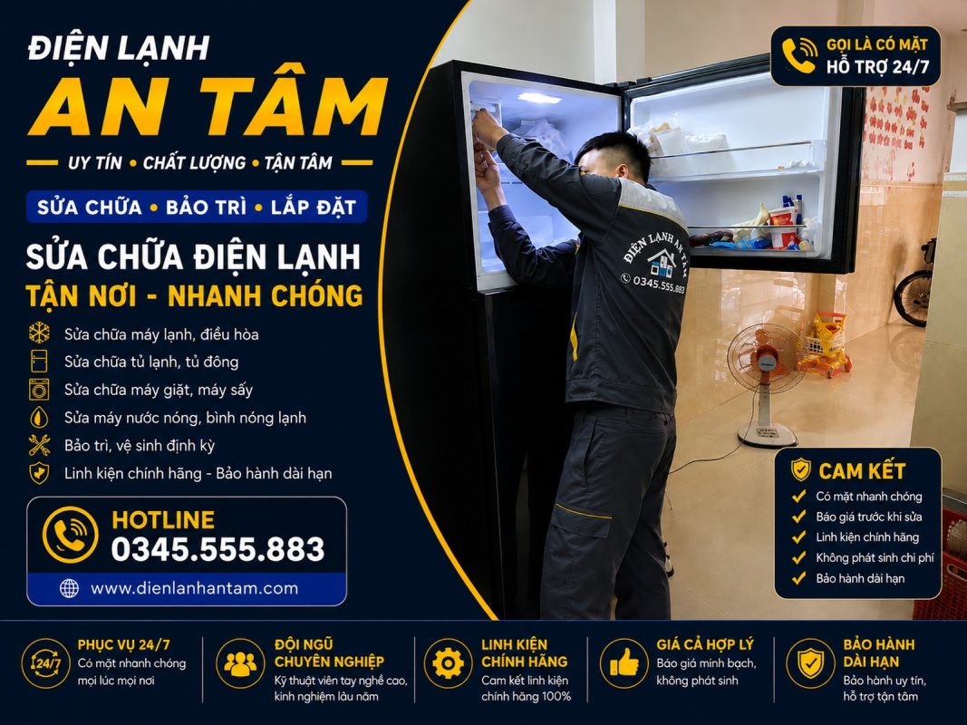 sửa tủ lạnh Bình Dương