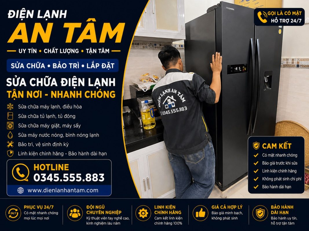 trung tâm sửa tủ lạnh ở Cần Thơ
