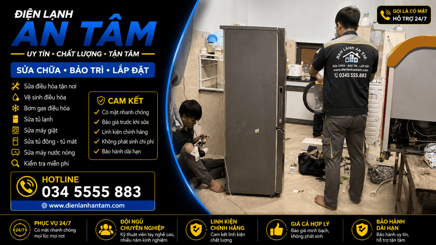 sửa tủ lạnh tại nhà TPHCM