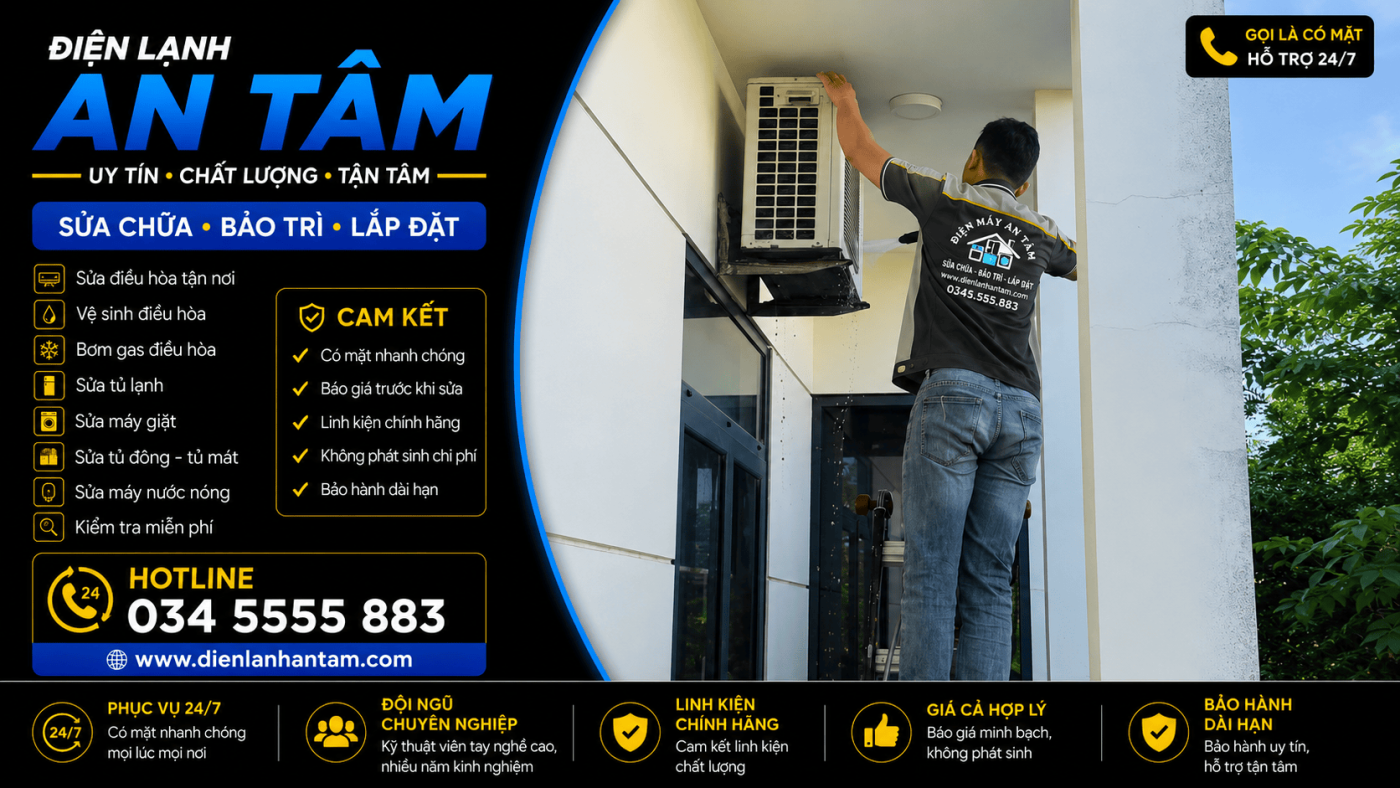 đội ngũ sửa điều hòa tại nhà 24h