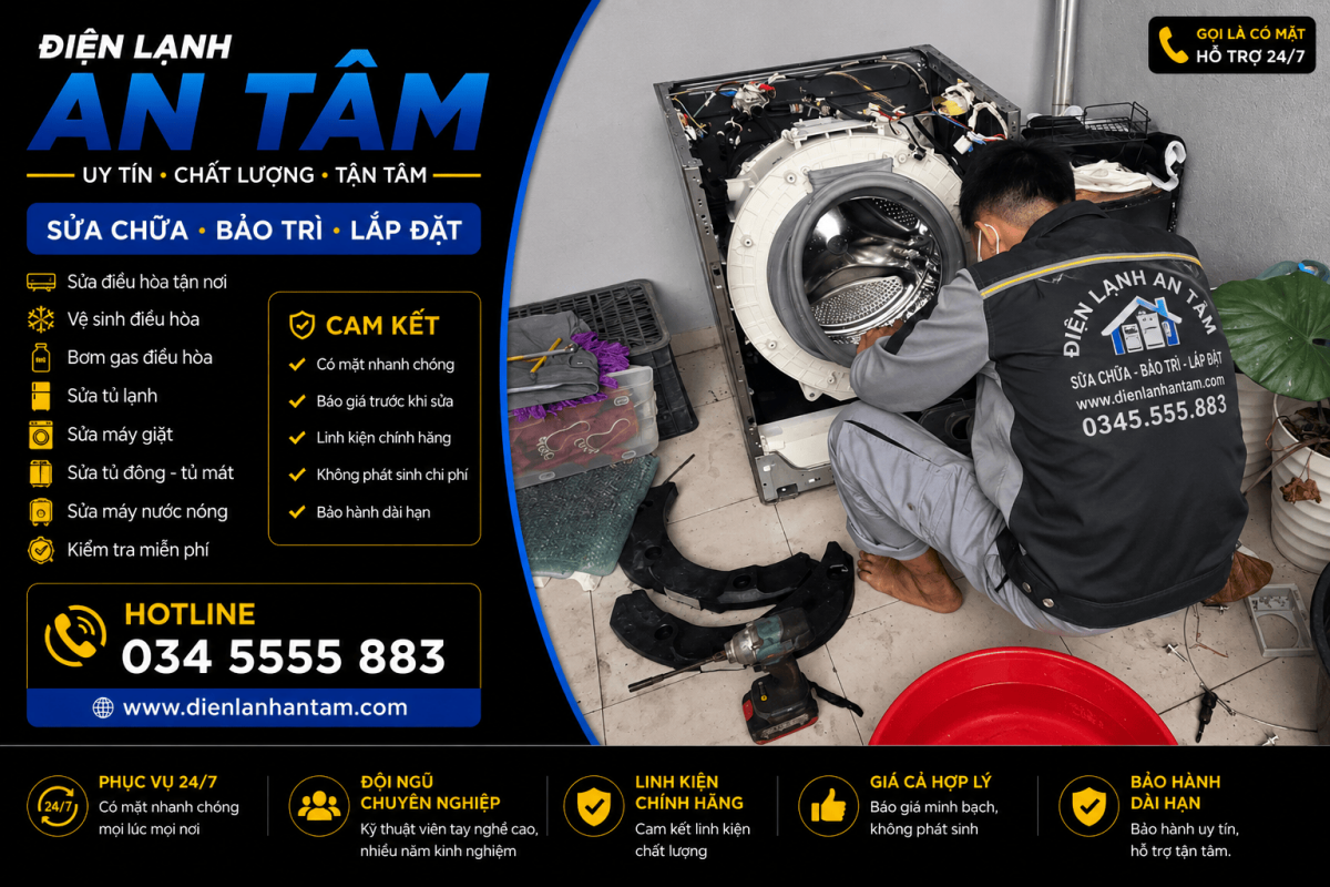 thợ sửa máy giặt tại nhà