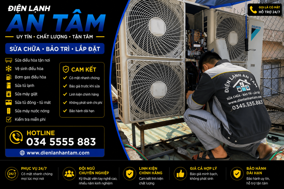 sửa điện lạnh tại Ba Đình