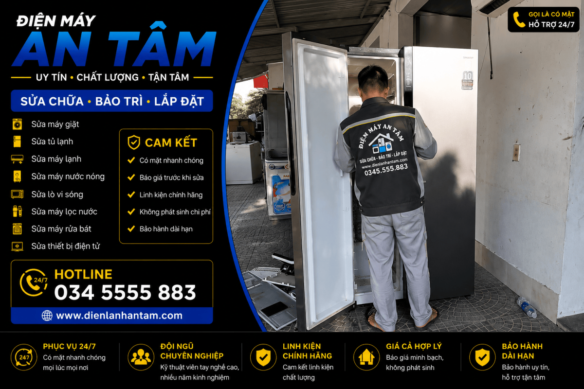 Thợ sửa tủ lạnh tại TPHCM