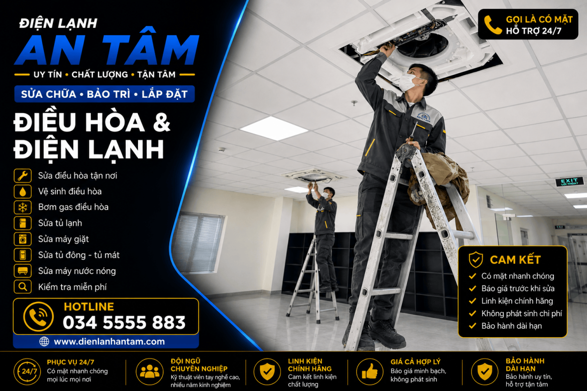 Sửa điều hòa tận nơi Đà Nẵng