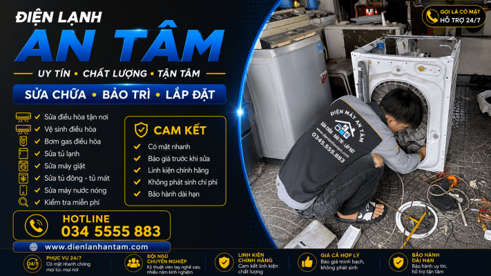 sửa máy giặt tại Bà Rịa Vũng Tàu