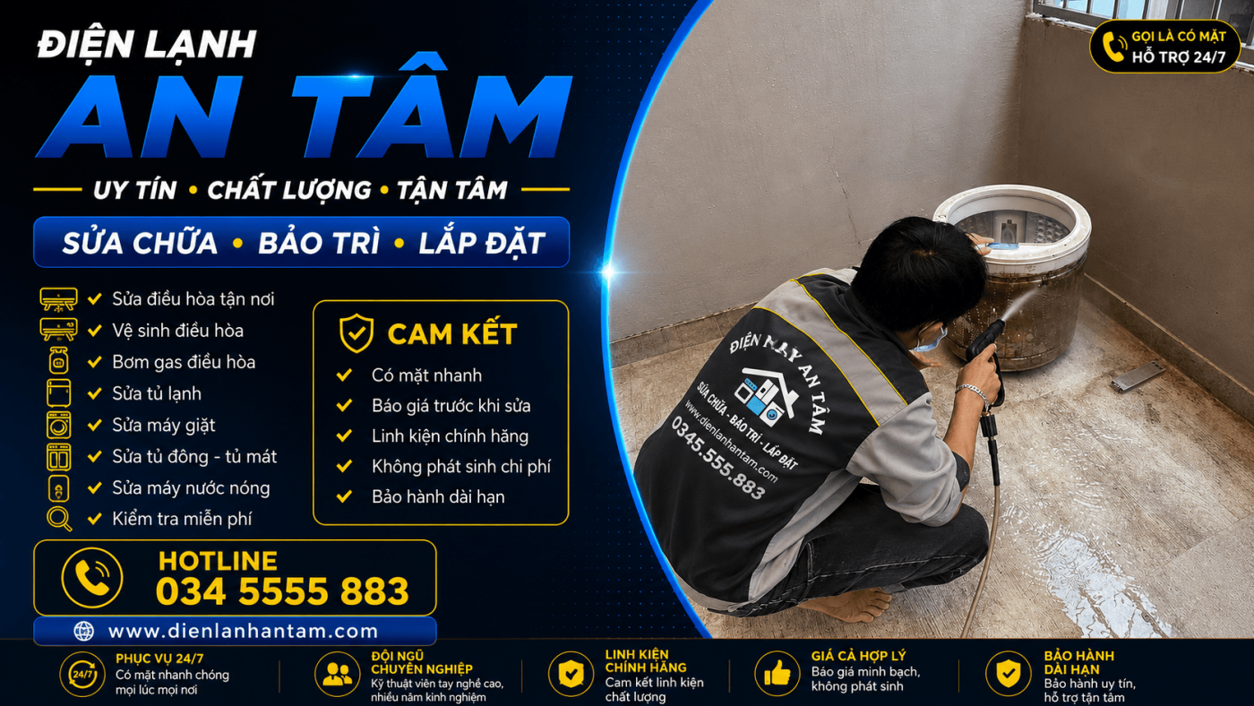đội ngũ sửa máy giặt tại Đà Nẵng