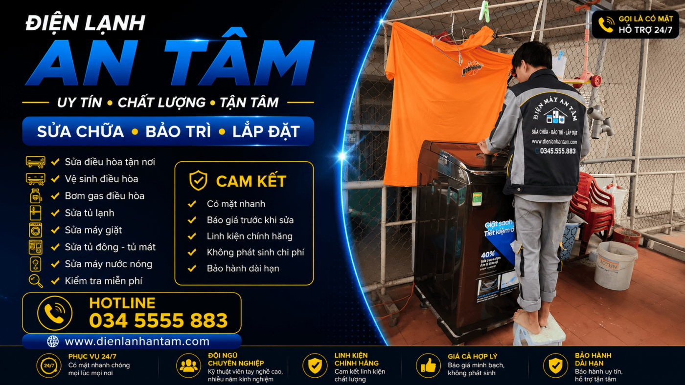 sửa máy giặt tại Hoài Đức