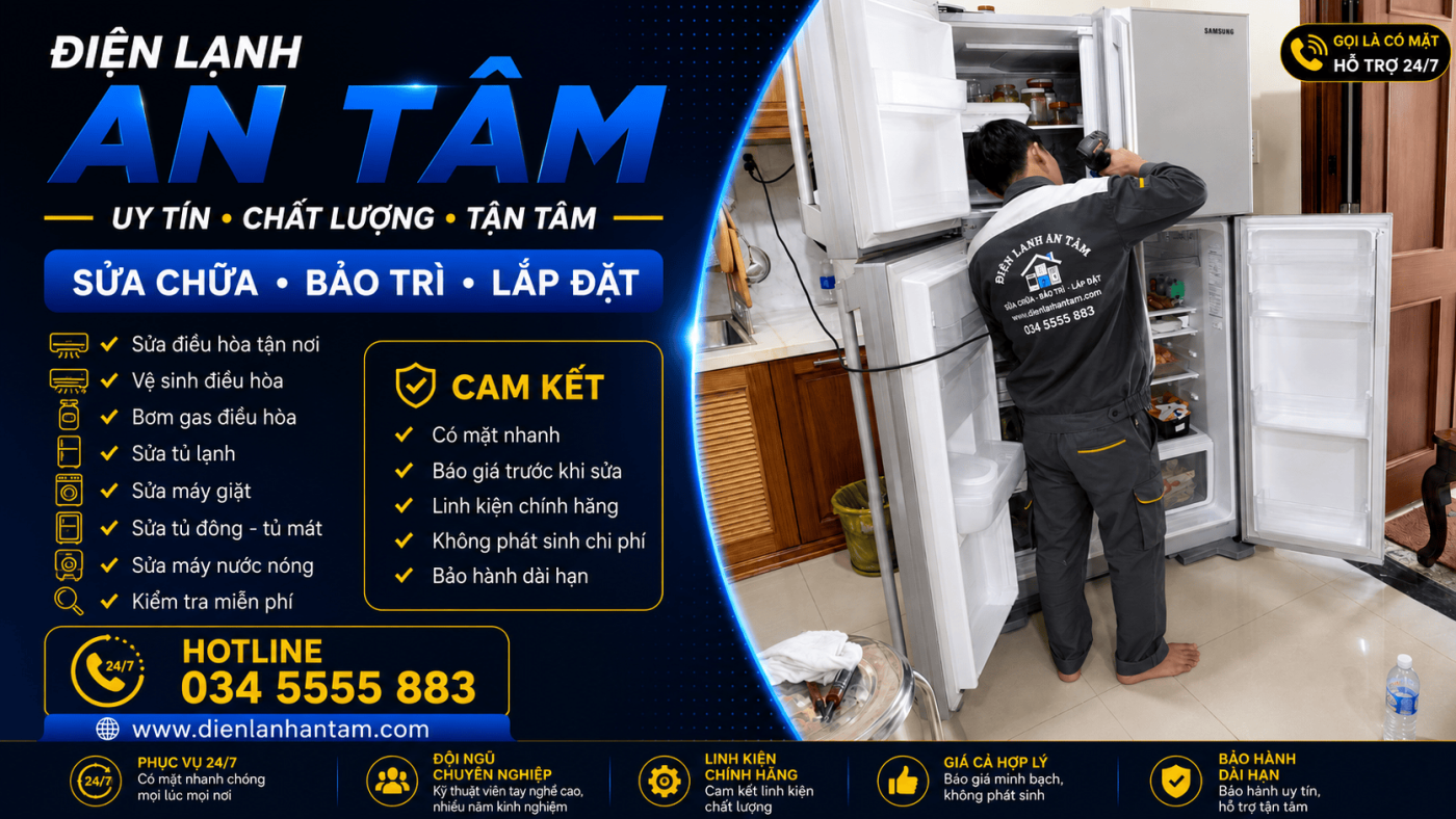 Thợ sửa tủ lạnh Bà Rịa Vũng Tàu