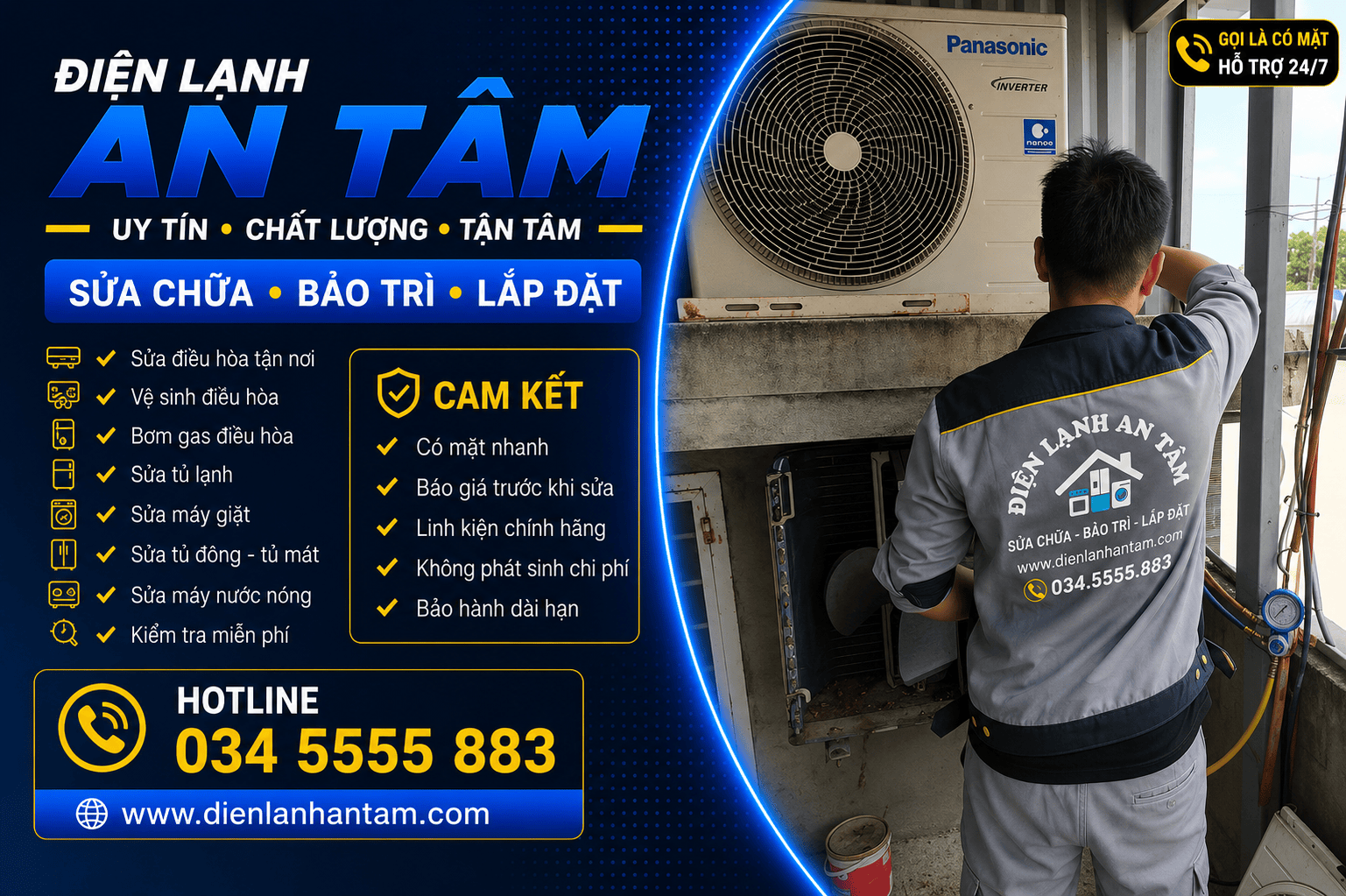 sửa điện lạnh tại gia lâm