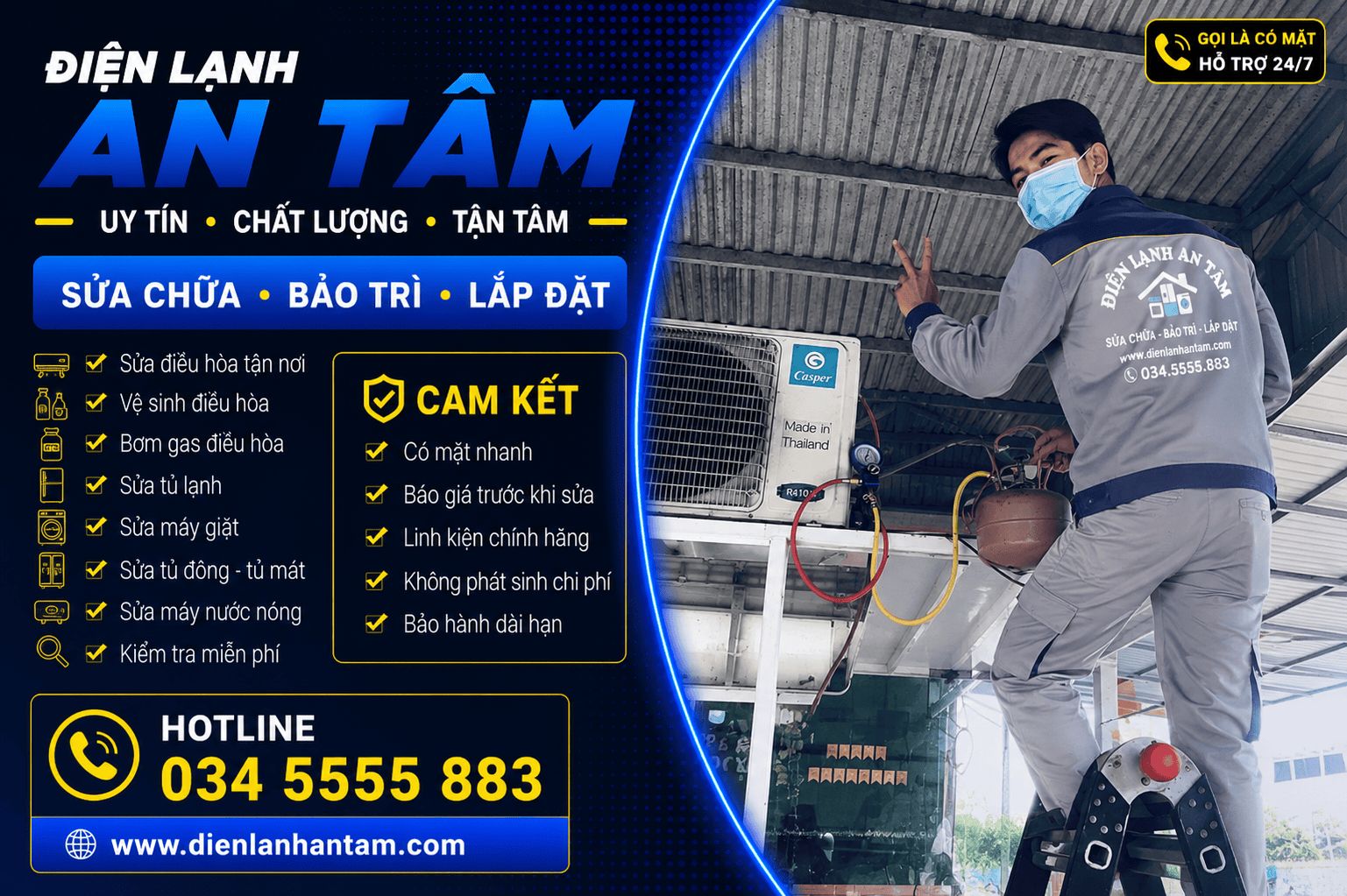 sửa điện lạnh tại Hoài Đức