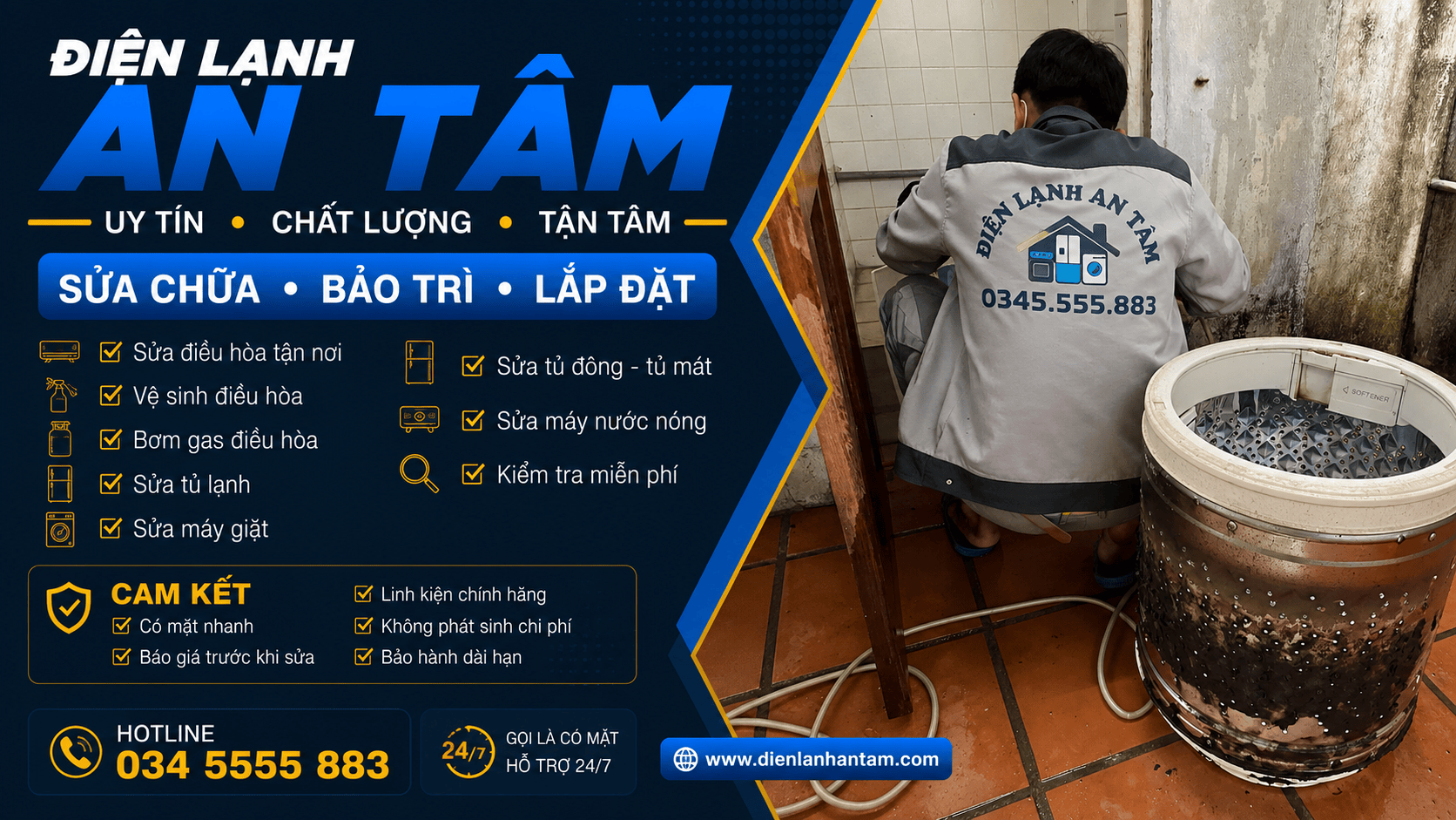 sửa điện lạnh Hoàng Mai