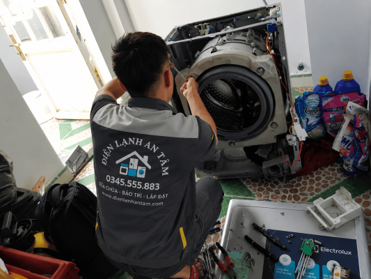 máy giặt không chuyển sang vắt
