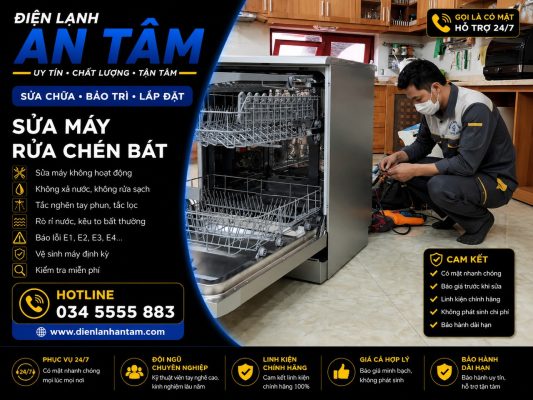 Sửa Máy Rửa Bát Tại Thanh Trì