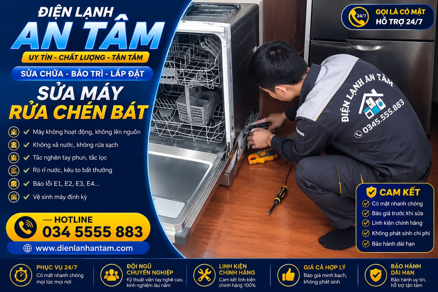 Sửa Máy Rửa Bát Tại Phú Xuyên