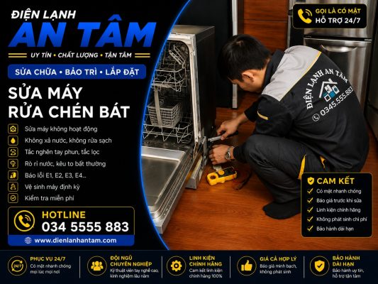 Sửa Máy Rửa Bát Tại Hoài Đức