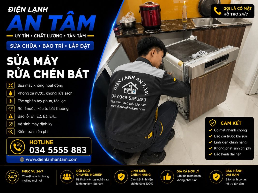 Sửa Máy Rửa Bát Tại Quốc Oai
