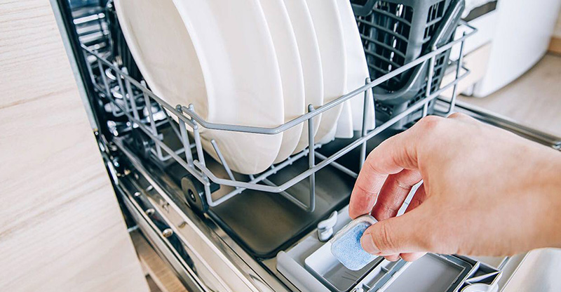 Viên Rửa Không Tan Hết Trong Máy Rửa Bát